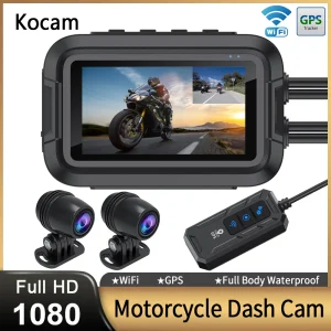 Dual 1080P Motorcycle DVR Full Body Waterproof Moto Camera